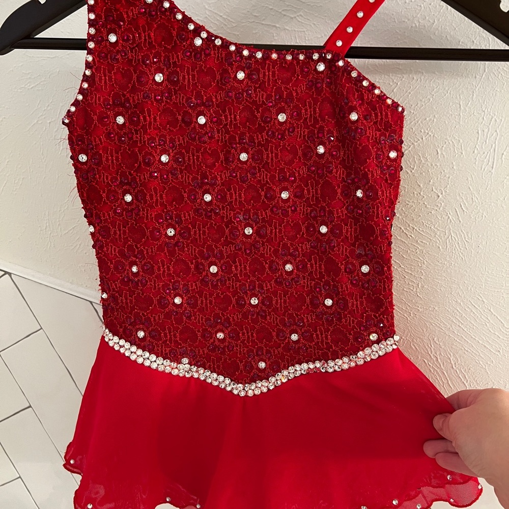 Girls figure skating ice dress